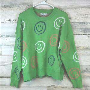 Polagram Boutique Brand Smiley Face Oversized Sweater Women’s Size Large
